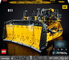 Zestaw klocków LEGO Technic Sterowany przez aplikację buldożer Cat D11 3854 elementy (42131)