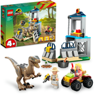 Zestaw klocków LEGO Jurassic World Ucieczka welociraptora 137 elementów (76957) - obraz 9