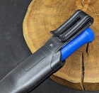 Туристический нож для похода Tactic охотничий армейский нож с чехлом (23-blue) - изображение 9