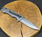 Нож складной туристический для рыбалки и охоты Browning нож с стропорезом и стеклобоем DA-106 - изображение 4