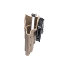 Кобура FMA Light-Bearing Holster для Glock 17 з ліхтарем X300 Койот 2000000126791 - зображення 4