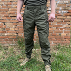 Мужские штаны тактические летние для НГУ рип стоп 58 Олива - изображение 5