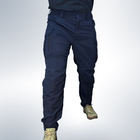 Чоловічі штани тактичні літні для ДСНС ріп стоп 54 Сині - зображення 6
