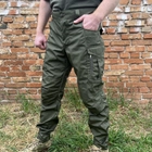 Чоловічі штани тактичні літні для НГУ ріп стоп 52 Олива - зображення 6