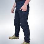 Чоловічі штани тактичні літні для ДСНС ріп стоп 52 Сині - зображення 5