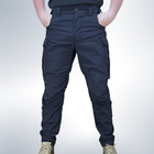 Чоловічі штани тактичні літні для ДСНС ріп стоп 46 Сині - зображення 1