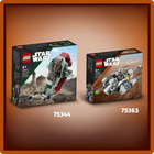 Конструктор LEGO Star Wars Мандалорський зоряний винищувач N-1. Мікровинищувач 88 деталей (75363) - зображення 6