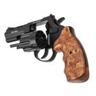 Револьвер під патрон Флобера Stalker S (3", 4.0 мм), чорний-коричневий - зображення 3