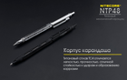Титановий механічний олівець Nitecore NTP48, сталевий - зображення 6