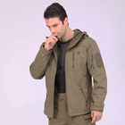 Куртка тактична Eagle Soft Shell JA-01-0 із флісом Olive Green M - зображення 3