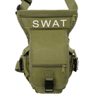 Настегнана тактична поясна сумка E-Tac M14 Olive Green - зображення 4