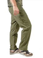 Тактичні утеплені штани Eagle PA-01 Soft Shell на флісі Olive Green M - зображення 7