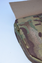 Напашник сумка под баллистический пакет Cordura, паховый подсумок утилитарный с креплением к плитоноске на велкро Мультикам - изображение 6