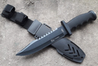 Нескладной тактический нож Colunbia туристический охотничий армейский нож с чехлом (1248A) - изображение 1