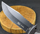 Нескладной тактический нож Colunbia туристический охотничий армейский нож с чехлом, огниво и точилка (4058A) - изображение 6