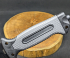 Нескладний тактичний ніж Colunbia туристичний мисливський армійський ніж з чохлом, огніво та точило (4058A) - зображення 7