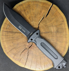 Нескладной тактический нож Colunbia туристический охотничий армейский нож с чехлом, огниво и точилка (4058A) - изображение 10