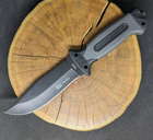 Нескладной тактический нож Colunbia туристический охотничий армейский нож с чехлом, огниво и точилка (4058A) - изображение 11