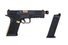 Страйкбольний пістолет SAI BLU Glock 17 Specna Arms Edition Green Gas - изображение 10