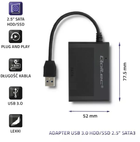 Адаптер Qoltec USB 3.0 - SATA III HDD/SSD (50644) - зображення 3