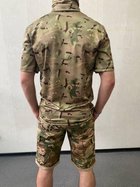 Тактичний літній костюм (поло + шорти) мультикам L - зображення 3