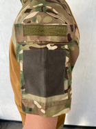 Летняя армейская форма (боевая рубашка убакс + шорты) мультикам-койот L - изображение 10