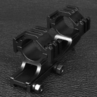 Кріплення на зброю для оптичного прицілу, на базі GM-008 (2x25-30mm), з планками - зображення 4