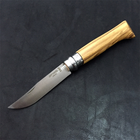 Нож складной Opinel №8 Inox (длина: 190мм, лезвие: 85мм), олива - изображение 2