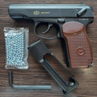 Пистолет пневматический SAS Makarov (Макарова) 4,5 мм BB (металл) - изображение 5