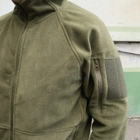 Флісова тактична кофта. Куртка флісова з капюшоном Шерман олива розмір 64 (926) - изображение 6