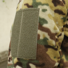 Флісова тактична кофта. Мультикам. Куртка флісова з капюшоном Шерман розмір 70 (926) - зображення 8