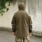 Флісова тактична куртка з капюшоном Шерман олива розмір 62 (926) - изображение 3