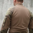 Тактическая рубашка УБАКС Мультикам Койот. UBACS с длинным рукавом "Самурай" размер 56 (914-1) - изображение 4