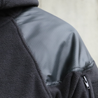 Флісова тактична куртка з капюшоном Шерман чорний розмір 62 (926) - зображення 7