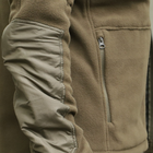 Флісова тактична куртка з капюшоном Шерман олива розмір 66 (926) - изображение 7