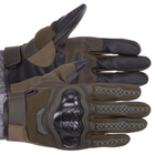 Рукавички тактичні із закритими пальцями Military Rangers BC-9876 колір: Оливковий, розмір: L - изображение 1