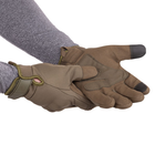 Тактичні рукавички із закритими пальцями Military Rangers BC-9877 колір: Оливковий, розмір: XL - изображение 5