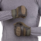 Тактичні рукавички із закритими пальцями Military Rangers BC-9877 колір: Оливковий, розмір: XL - изображение 8