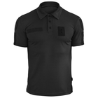 Тактическая футболка поло Polo 46 размер S,футболка зсу поло черный для полицейских, мужская футболка поло - изображение 3