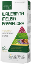 Medica Herbs Waleriana Melisa Passiflora 60 kapsułek (5903968202408) - obraz 1