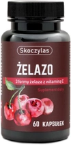 Харчова добавка Skoczylas Iron 3 форми з вітаміном С 60 капсул (5903631208492) - зображення 1
