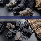 Кобура пластикова Amomax для Glock 17/19/22 Койот AM-G17G2F - изображение 6