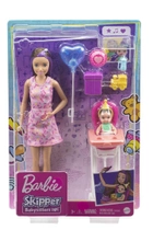 Ігровий набір із ляльками Barbie Няня Барбі GRP40 (887961909623) - зображення 6