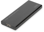 Зовнішня кишеня Digitus для SSD M.2 SATA USB 3.0 Black (DA-71111) - зображення 1