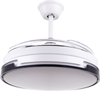 Люстра вентилятор з пультом управління ПУ BRILLE LED BKL-903S/36W 2 WH