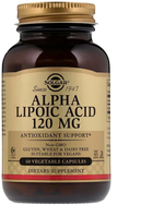 Suplement naturalny Solgar Kwas alfa-liponowy Kwas alfa-liponowy 120 mg 60 kapsułek (0033984000575) - obraz 3