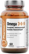 Pharmovit Omega 3-6-9 60 kapsułek (5902811239486) - obraz 1