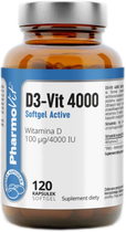 Pharmovit Witamina D3 4000 120 kapsułek Softgel Active (5902811239783)