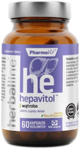 Харчова добавка для печінки Pharmovit Гепавітал Гербалін 60 капсул (5902811236768) - зображення 1