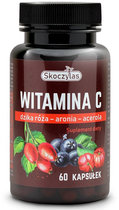 Skoczylas Witamina C TRIO 60 kapsułek Odporność Acerola (5903631208034) - obraz 1